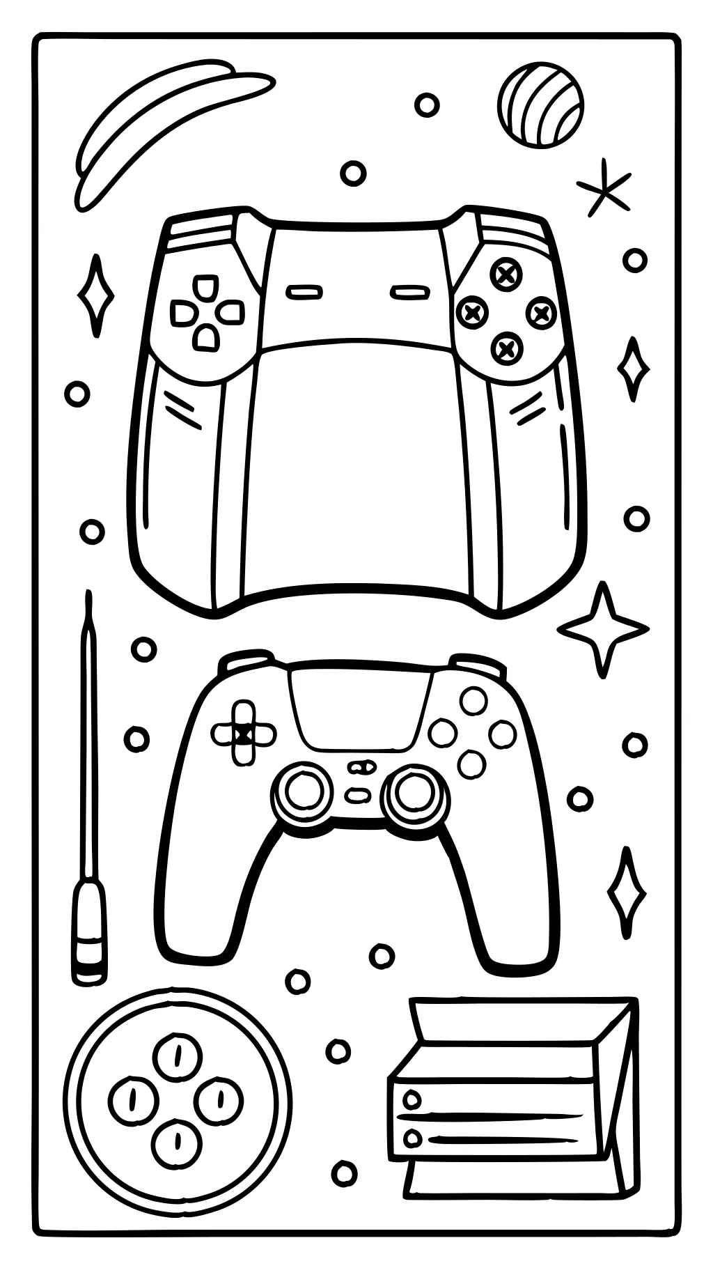 ps5 coloring pages